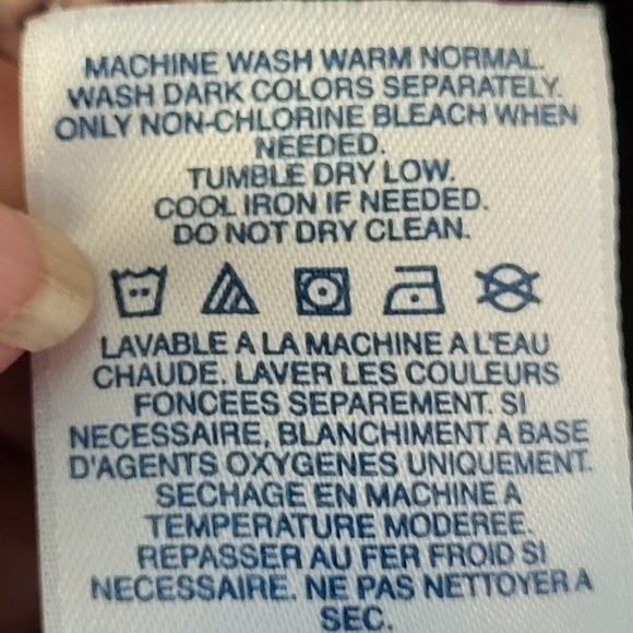 Lands' End Red Pink Floral Petite Long Sleeve Midcalf Nightgown-Size M/P (10-12) - Picture 7 of 7